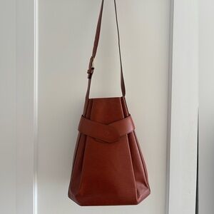 Louis Vuitton Cognac Epi Leather Shoulder Bag
